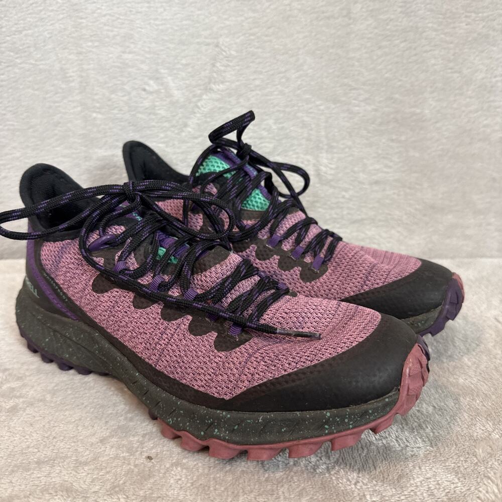 Merrell Bravada Shoes Womens 7.5 US Purple Waterproof Hiking Trail All Terrain